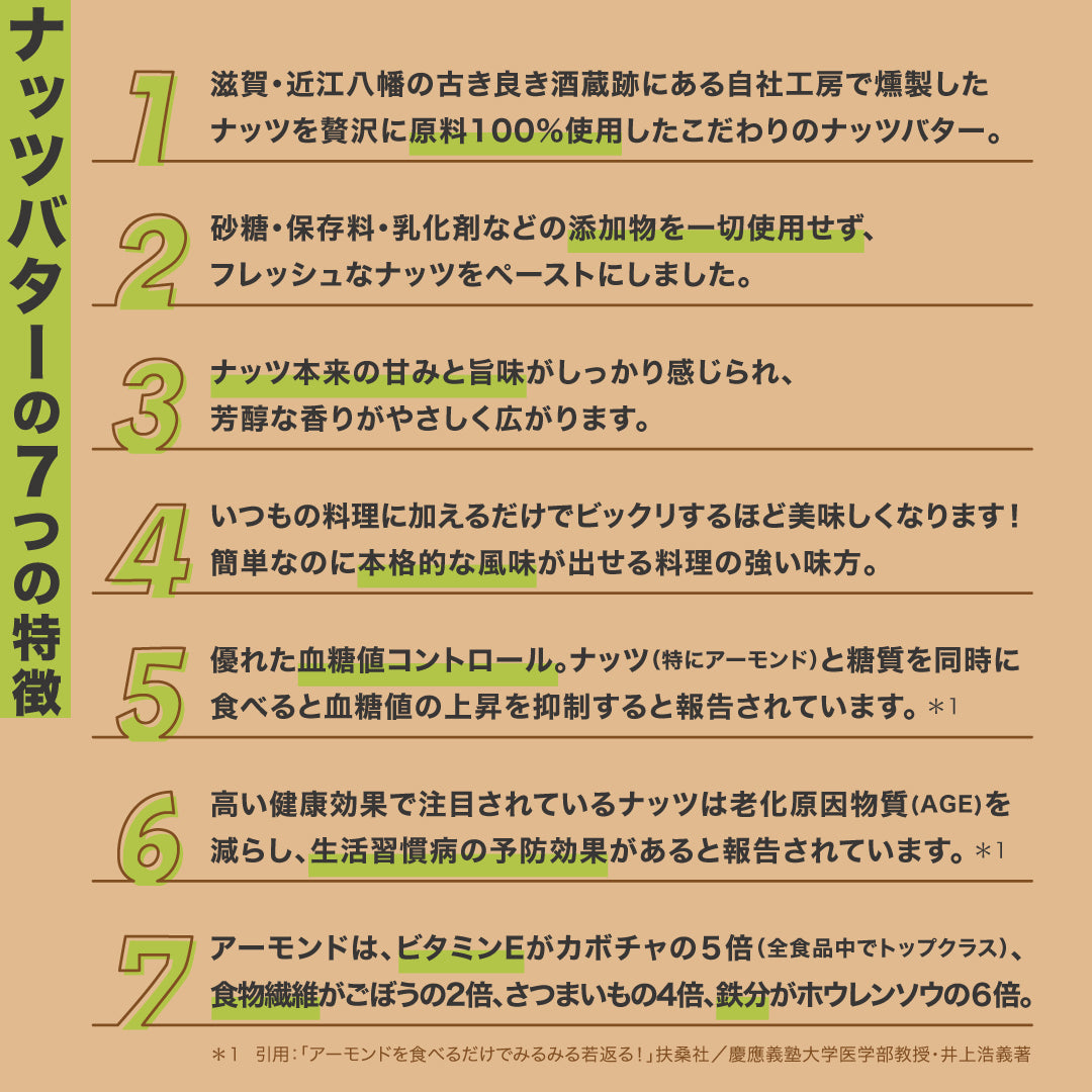 アーモンドバター(有機ナッツ使用)