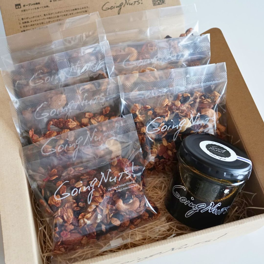 ナッツ屋さんのこだわり自家焙煎グラノーラ1週間分(カカオ&ラズベリー&NUTS)