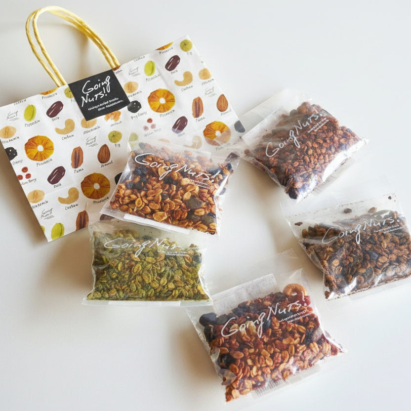 ナッツ屋さんの自家焙煎グラノーラ5種