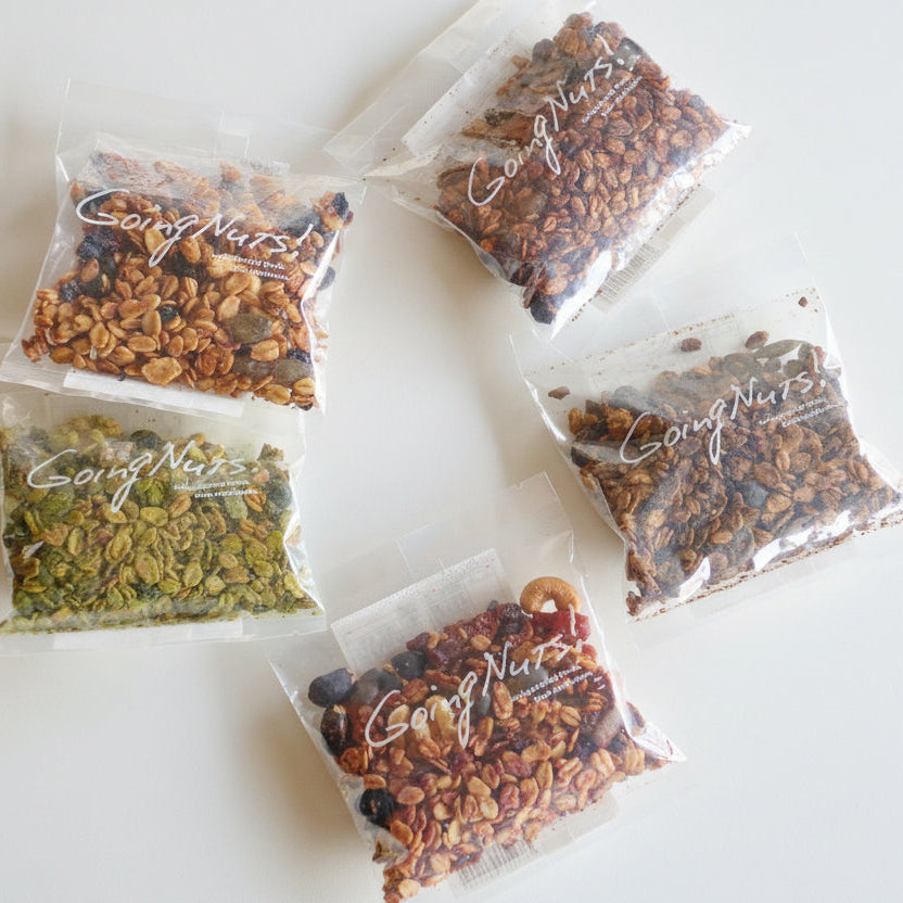 ナッツ屋さんの自家焙煎グラノーラ5種